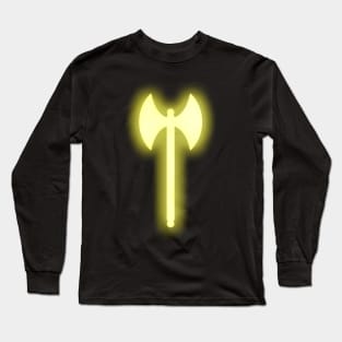 Spiritual Weapon (Yellow Greataxe) Long Sleeve T-Shirt